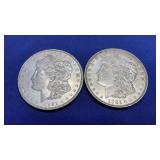 2 MORGAN DOLLARS