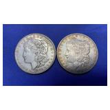 2 MORGAN DOLLARS