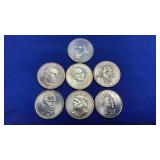 7 PRESIDENTIAL DOLLARS