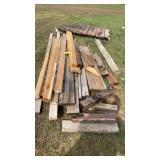 POST, PLATFORM AND SCRAP LUMBER