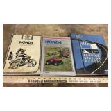 HONDA MANUALS AND MATCHED NUMBER KIT