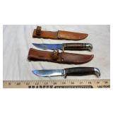 (2) WESTERN & CASE KNIVES