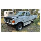 1990 FORD F-150XLT 4x4 PICKUP FOR PARTS