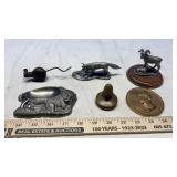 (6) ASSORTED PAPER WEIGHTS