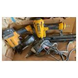 (2) BOSTITCH AND DEWALT NAIL GUNS AND DRILL