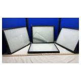 (4) GLASS DISPLAY BOXES