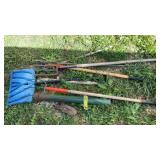 SNOW SHOVEL, PITCH FORKS, CHIPPER BAR AND MISC