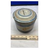 RED WING POTTERY JAR W/ LID (NO CRACKS)