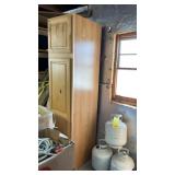 WOOD CABINET (84T x 18W x 24D )