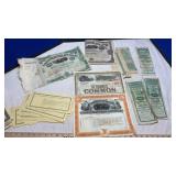 ASSORTED STOCK CERTIFICATES