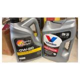 ASSORTED OW-20 MOTOR OIL & MISC. OIL