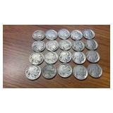 (20) BUFFALO NICKLES