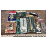 HINGES, DRAWER PULLS, SHELF BRACKETS AND MISC