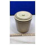 GALLON CROCK W/ # 1 LID (NO CRACKS)