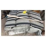 (4) PATIO CUSHIONS