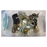 GLASS STOPPERS & ASSORTED NOBS