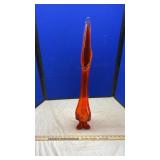 VIKING GLASS SWUNG VASE