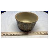 RED WING RIBBED STONEWARE BOWL