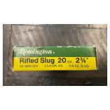 (5 RNDS) REMINGTON 20 GA SLUG