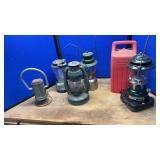 (5) KEROSENE AND ELECTRIC LANTERNS