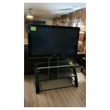 PANASONIC PLASMA 50" TV W/ STAND NO REMOTE