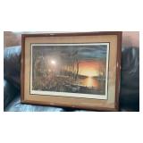 JIM HANSEL SUNDOWN PRINT SIGNED AND NUMBERED