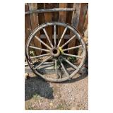 WAGON WHEEL MEASURES 47" W