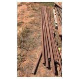 (8) 19' 2' SQUAR TUBING & (2) 20' ANGLE IRON
