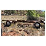 RV FRAME W/ WHEELS MEASURES 22' LONG
