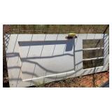 WOOD DOOR MEASURES 78' LONG X 32'W