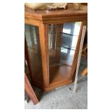 GLASS DISPLAY CABINET MEASURES 33"W X 19"D X 40"T