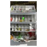 (2) TACKLE BOXES W/ MISC TACKLE