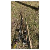 (6) DAIWA, SHAKESPEAR,SOUTH BEND FISHING POLES