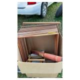 ASSORTED WOOD PICTURE FRAMES