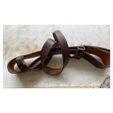 SAM BROWN BELT SIZE 36 & COAT HOOK