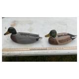 (2) WOOD DUCK DECOYS