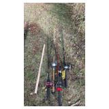 (6) DEIWA, RHINO & ZEBCO FISHING RODS