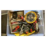 CLAMPS, SAW BLADES, SQUAR & MISC. TOOLS