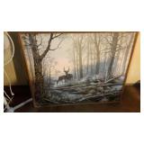 LETTERMAN DEER WALL HANGING