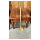 MISSION OAK END TABLE