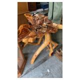 LOG TABLE MEASURES 30"TALL