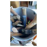 HAMMERS, WIRE STRIPPERS, PRY BAR & MISC. TOOLS