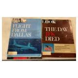 BOOKS AND LIFE MAGAZINES ON JOHN F KENNEDY