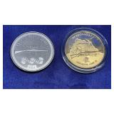 (2) NRA COINS M1903 SPRINGFIELD AND NRA 125 YEARS