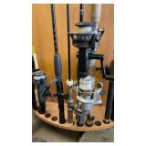 (4) MITCHELL, EAGLE CLAW & OTHER FISHING RODS