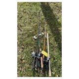 (7) SHAKESPEAR, JOHNSON, QUANTUM FISHING RODS