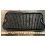 ASSORTED CAST IRON GRIDDLES AND BAKING SHEETS