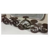 Metal candelabra 30" long