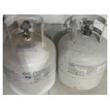 2-20# propane tanks empty