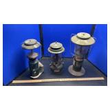 (3) COLEMAN LANTERNS